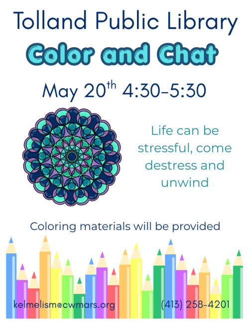 Color and Chat at the Library